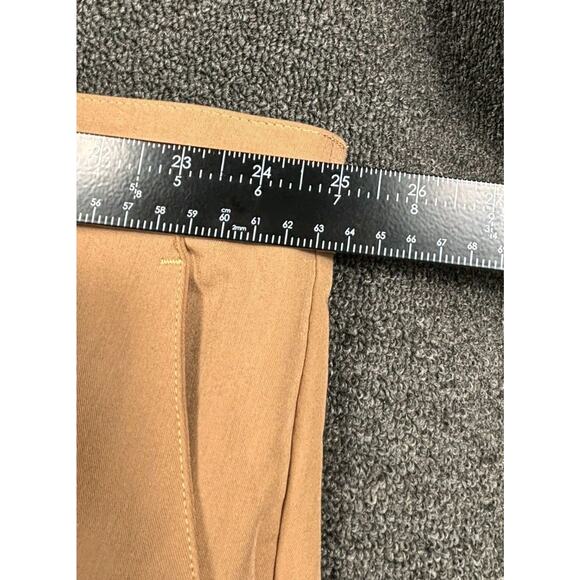 Torrid Wide Leg City Twill High Rise Pants Womens Size 26 Camel Tan Zip Fly - Picture 5 of 7